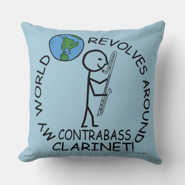 Contrabass Clarinet - World Revolves runt omkring Kudde (Framsida)