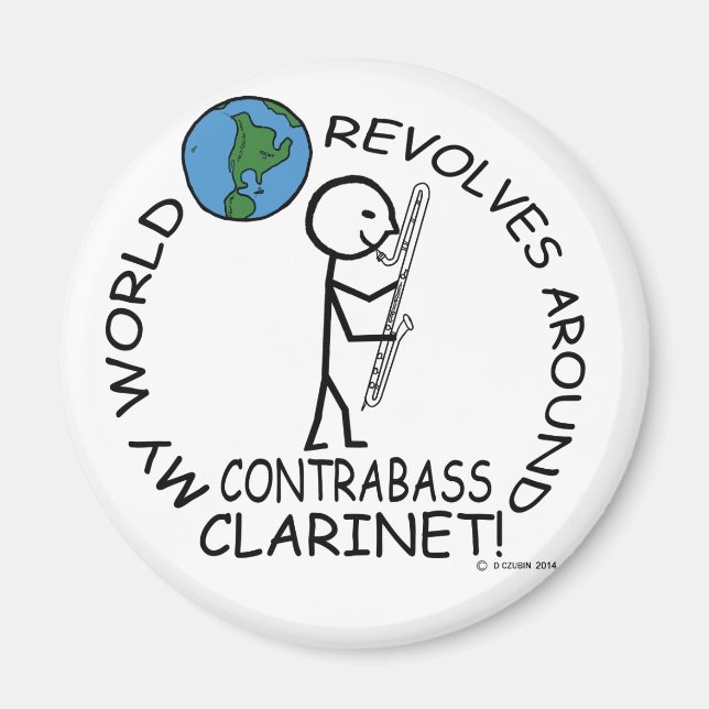 Contrabass Clarinet - World Revolves runt omkring Magnet (Framsidan)
