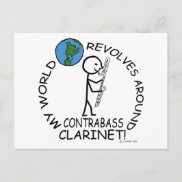 Contrabass Clarinet - World Revolves runt omkring Vykort