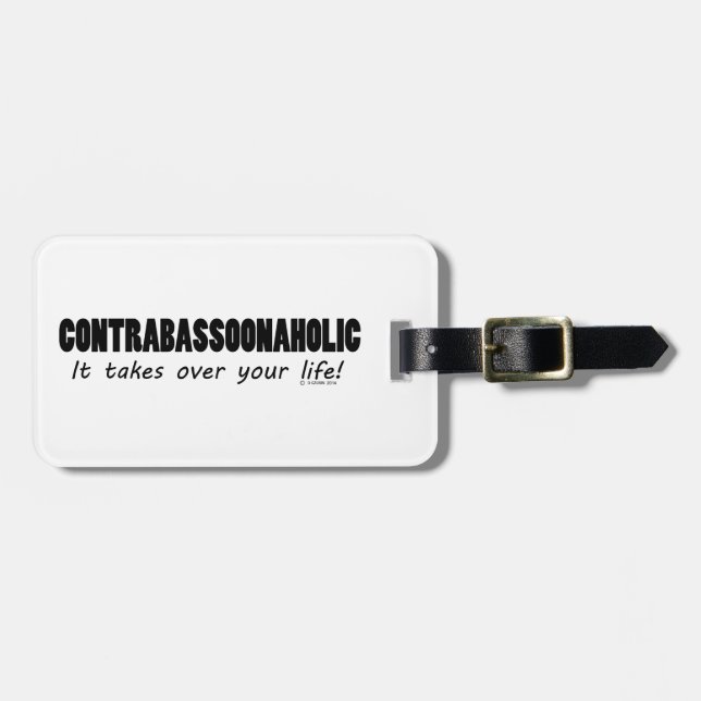 Contrabassoonahol Life Bagagebricka (Horisontell Framsida)