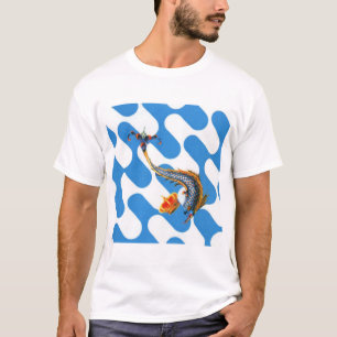 Contrada Capitana dell'Onda (Wave) Palio T Shirt