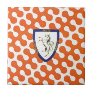 Contrada del Leocorno (Unicorn) Palio Kakelplatta