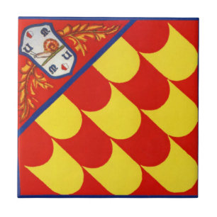 Contrada della Chiocciola (Snigel) Palio di Siena Kakelplatta
