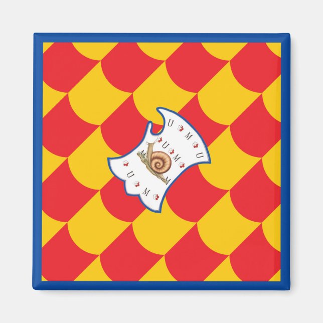 Contrada della Chiocciola (Snigel) Palio Magnet (Framsidan)
