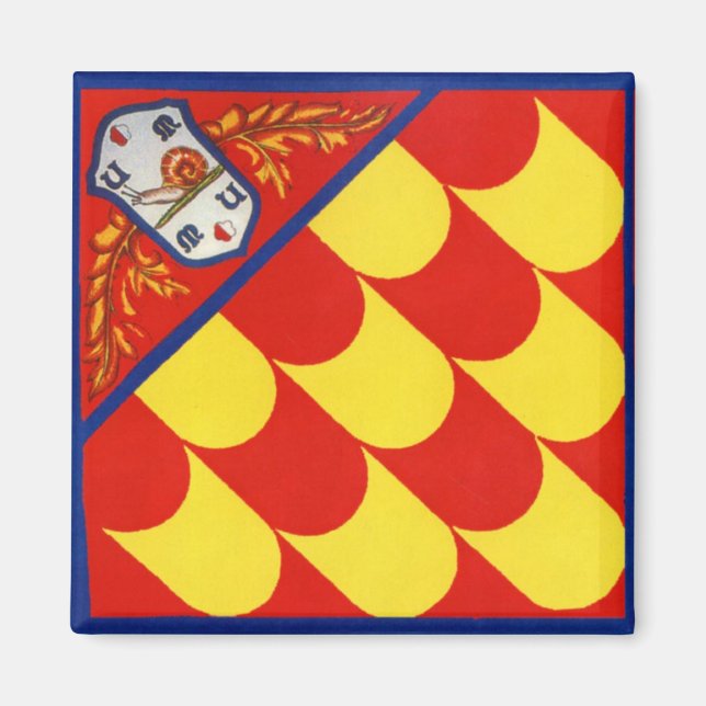 Contrada della Chiocciola (Snigel) Palio Magnet (Framsidan)
