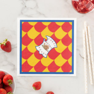 Contrada della Chiocciola (Snigel) Palio Pappersservett