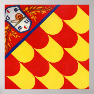 Contrada della Chiocciola (Snigel) Palio Poster