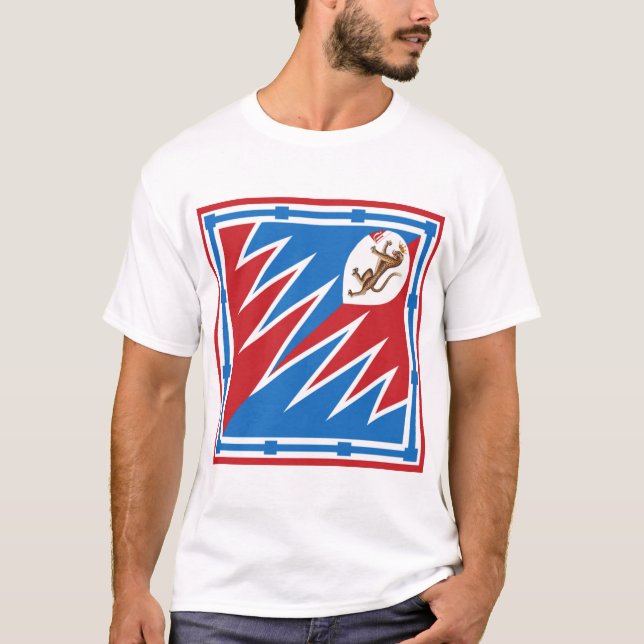 Contrada della Pantera (Panther) Palio di Siena T Shirt (Framsida)