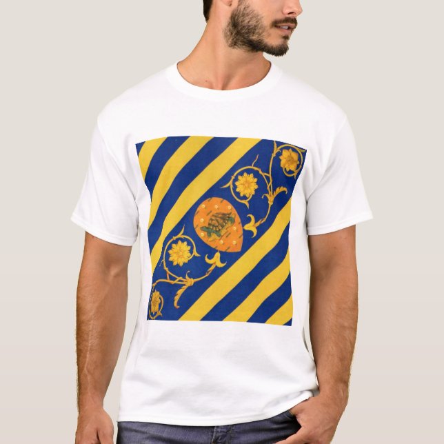 Contrada della Tartuca (Tortoise) Palio di Siena T Shirt (Framsida)