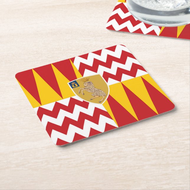 Contrada di Valdimontone (Ram-dalen) Underlägg Papper Kvadrat (Vinklad)