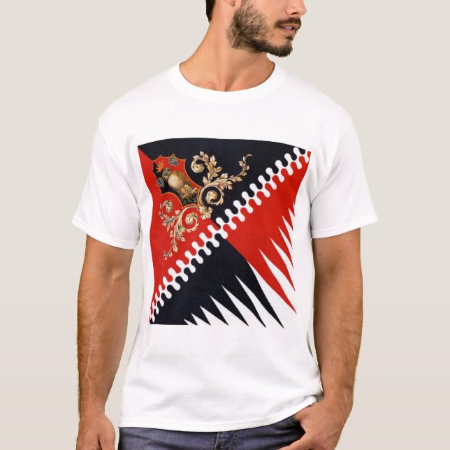 Contrada Priora della Civetta (Uggla) Palio di Sie T Shirt (Framsida)