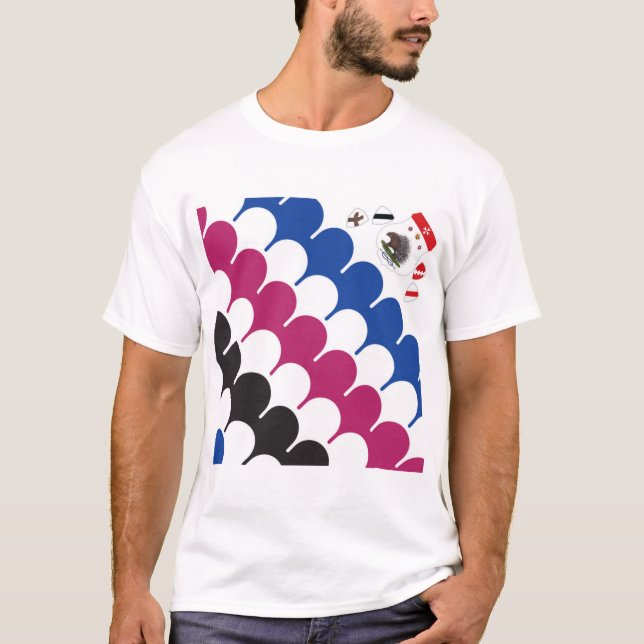 Contrada Sovrana dell'Istrice (Porcupine) Palio T Shirt (Framsida)