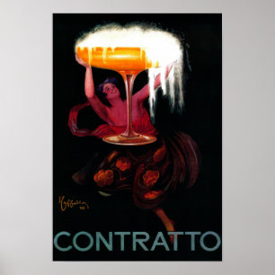 Contratto vintage PosterEurope Poster