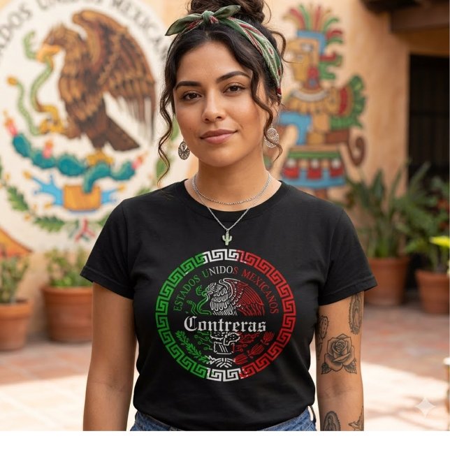 Contreras Efternamn T-shirt (Contreras Last Name T-shirt)