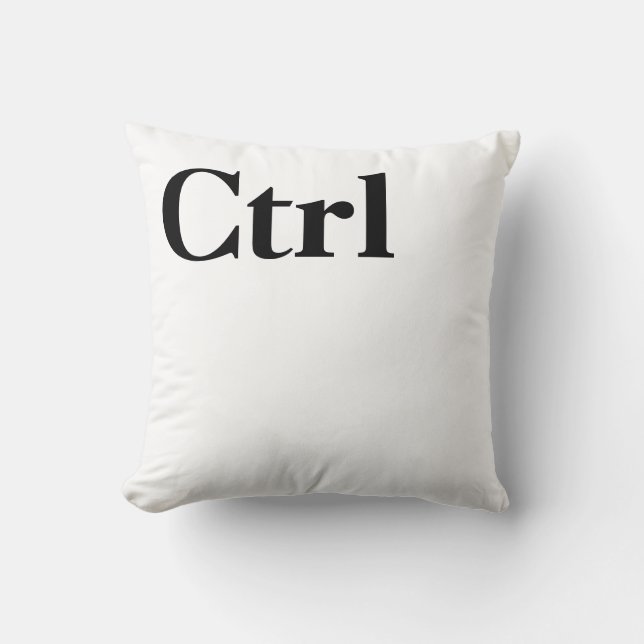 Control Alt Delete Ctrl Alt Del Kudde (Framsida)