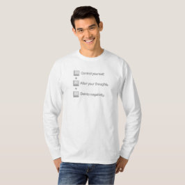Control Alt Delete Mindset Motivation Quote T Shirt