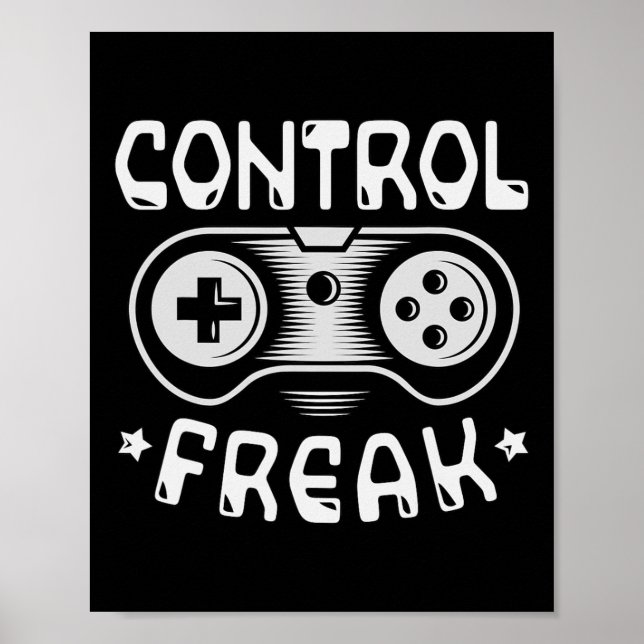 Control Freak - Lustigt spelvideospel Poster (Framsidan)