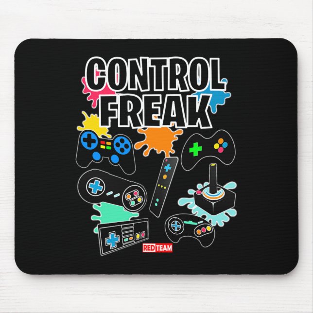 Control Freak - Roligten Spelspelare för videospel Musmatta (Framsidan)