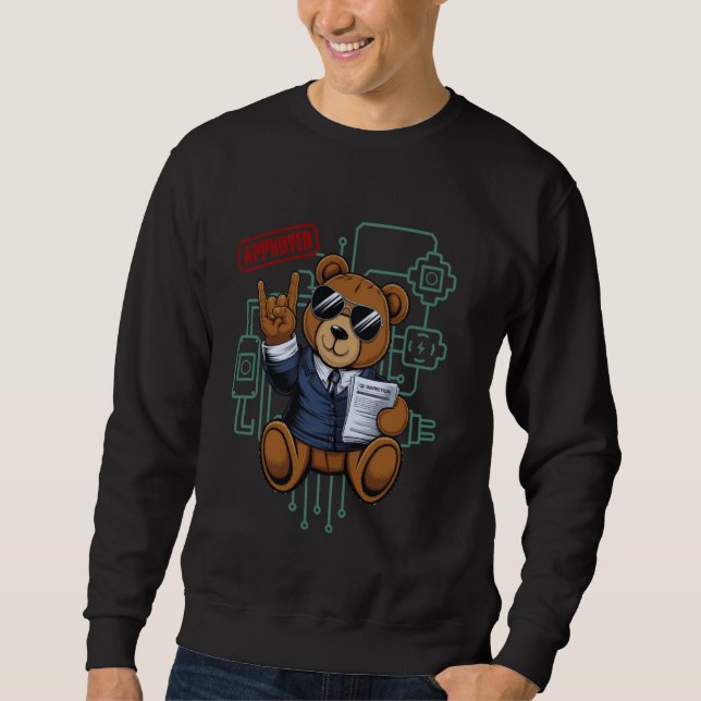 Control PLC Automation Ingenjör HMI PLC-programmer Lång Ärmad Tröja (Framsida)