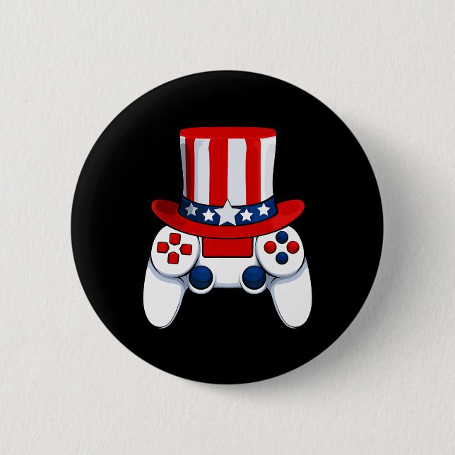 Controller American Hat 4:e juli USA Knapp (Framsida)