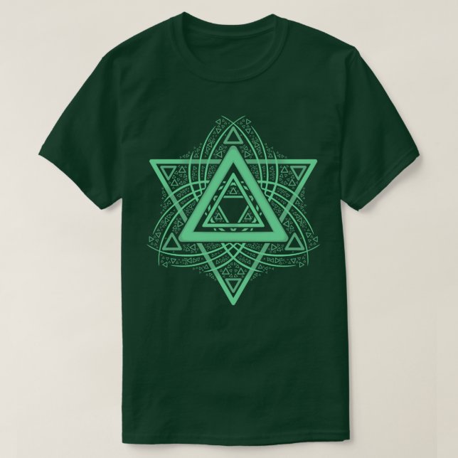 Controller Mandala Triangle T Shirt (Design framsida)