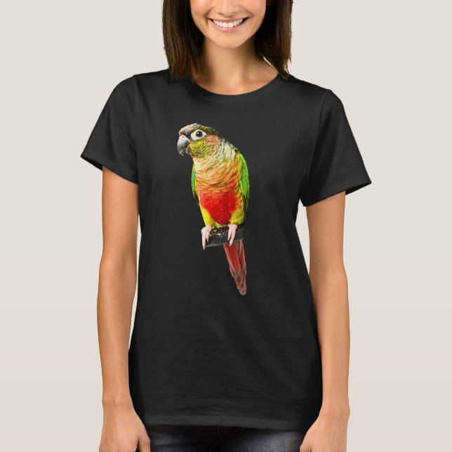 Conure Parrot Bird Green cheek Love for birds T Shirt (Framsida)