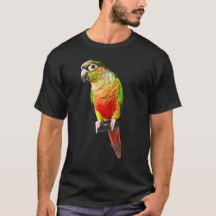 Conure Parrot Bird Grönt cheek Kärlek för fåglar T Shirt