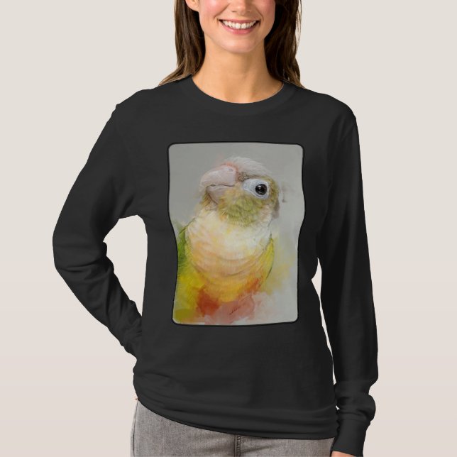 Conure Portrait 12 Animal Bird Wildlife Parrot T Shirt (Framsida)