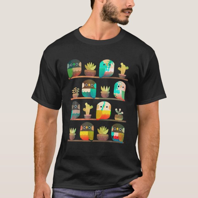 Conures Cacti T Shirt (Framsida)