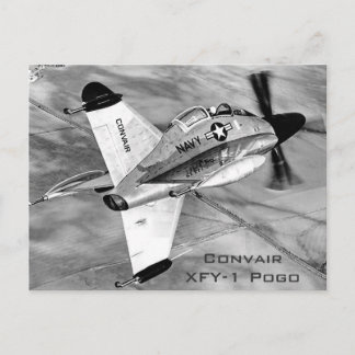Convair XFY-1 Pogo VTOL Aircraft Vykort