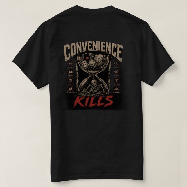 Convenience Kills v2 T-shirt  (Design baksida)