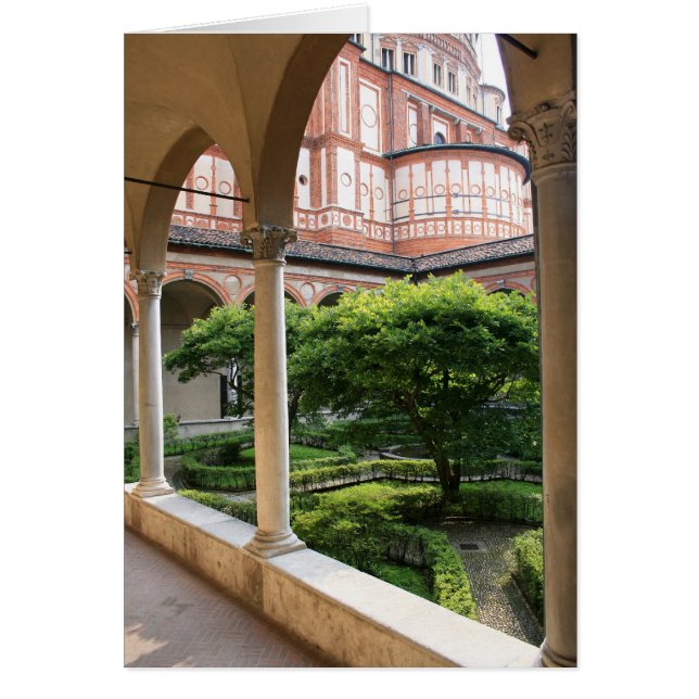 Convent Courtyard Hälsningskort (Framsidan)