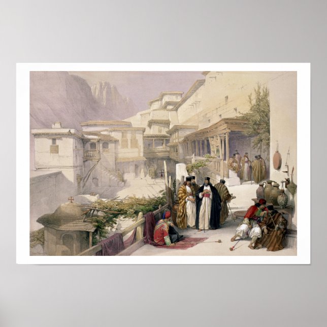 Convent of St. Catherine, Mount Sinai, 17 februari Poster (Framsidan)