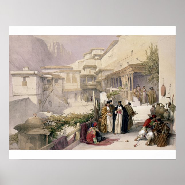 Convent of St. Catherine, Mount Sinai, 17 februari Poster (Framsidan)
