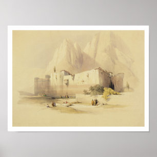 Convent of St. Catherine, Mount Sinai, februari Poster