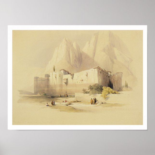 Convent of St. Catherine, Mount Sinai, februari Poster (Framsidan)