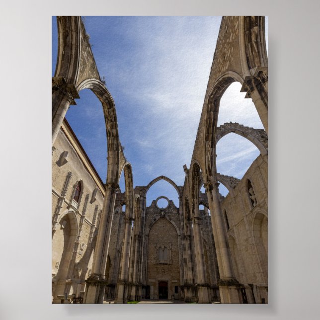 Convento do Carmo in Lisbon Poster (Framsidan)
