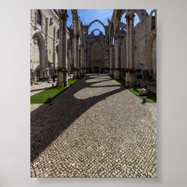 Convento do Carmo in Lisbon Poster (Framsidan)