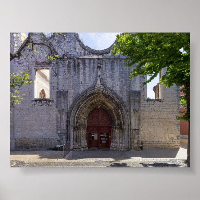 Convento do Carmo in Lisbon Poster (Framsidan)
