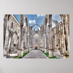 Convento gör Carmo, Lisbon Poster