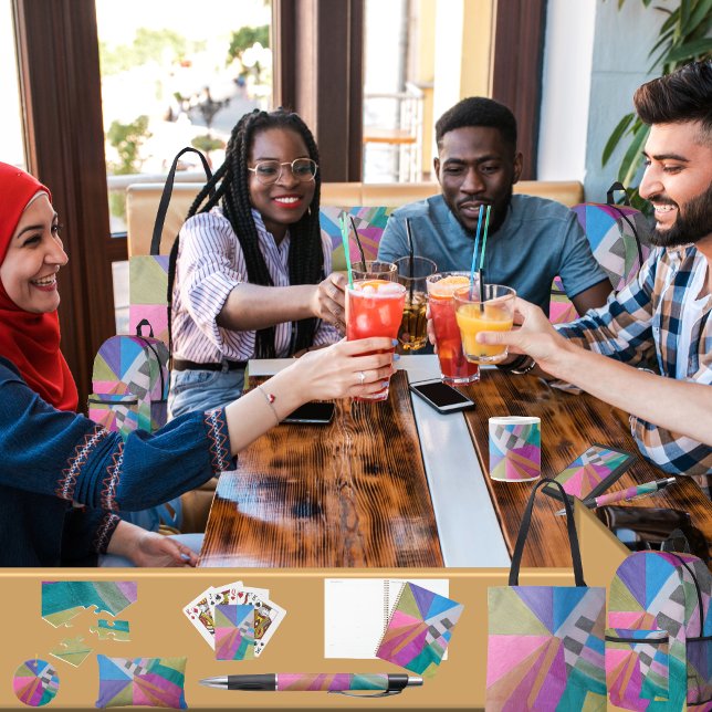 "Converge" Helgkort (Get the full “Converge” collection at: https://bit.ly/SmartArtIIZazzle. )