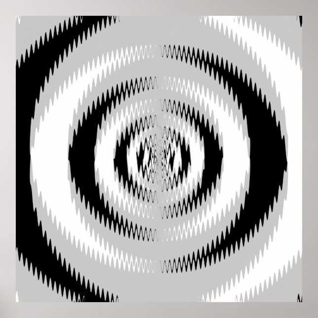 Converged Log Spirals Dist var 4 Poster (Framsidan)