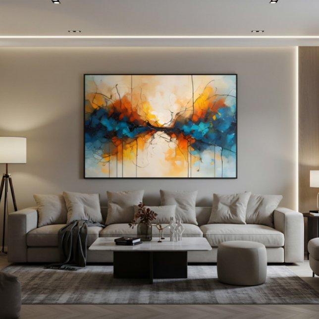 Converging Flows Canvastryck (Skapare uppladdad)