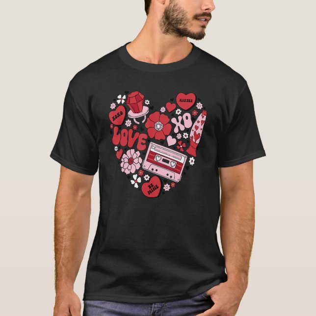 Conversation Hearts Love Valentine's Day Funny Cou T Shirt (Framsida)