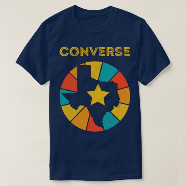 Converse Texas Vintage Distress Souvenir 1 T Shirt (Design framsida)