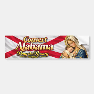 Convert Alabama! Pray the Rosary Bildekal