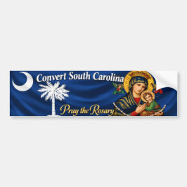 Convert South Carolina Bumper Sticker Bildekal