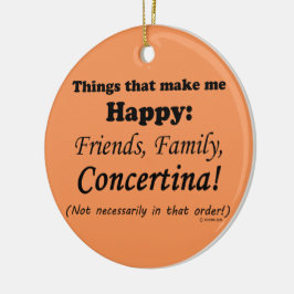 Convertina Makes Me Lycklig Julgransprydnad Keramik