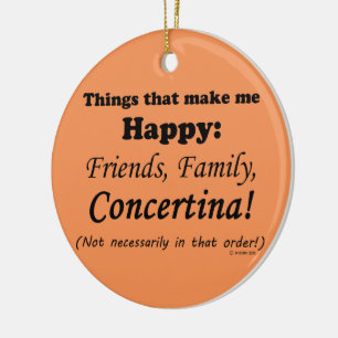 Convertina Makes Me Lycklig Julgransprydnad Keramik