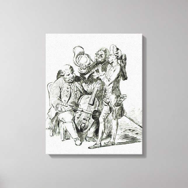 Converto Spirituale, publicerad den 23 mars 1773 Canvastryck (Framsida)